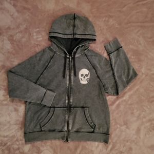 Torrid Lovesick Collection Skull Zip Up Jacket